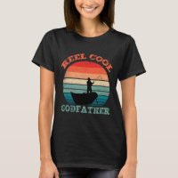Reel Cool Godfather Fishing Funny Vintage Retro