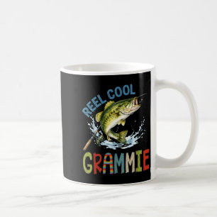 Reel cool grammie fishing grammie birthday vintage coffee mug