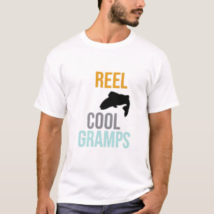 Reel Cool Gramps,Gift Gramps, Father's Day Grandpa T-Shirt