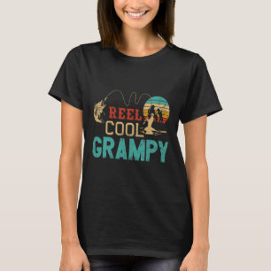 Reel Cool Grampy Vintage Funny Fishing Rod Gift Fo T-Shirt