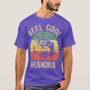 Reel Cool Grandma Fishing Gifts Women Fishing Love T-Shirt