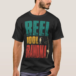 Reel Cool GRANDMA Fishing Vintage T-Shirt