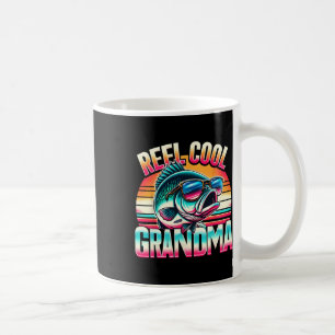 Reel Cool Grandma Funny Fishing Grandma Mother’s D Coffee Mug