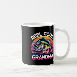 Reel Cool Grandma Mother’s Day Gifts Funny Fishing Coffee Mug