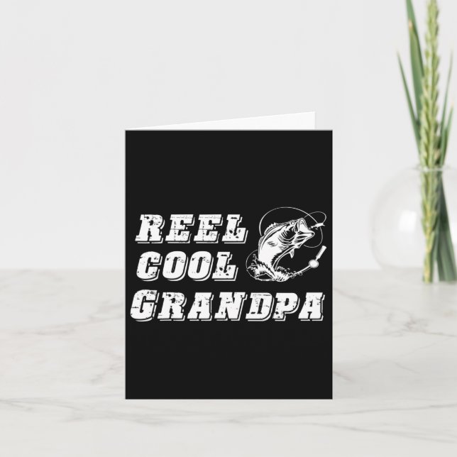 Reel Cool Grandpa  Card (Front)