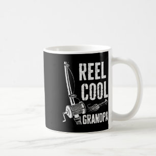 Reel Cool Grandpa Fisherman Father's Day Shirt Coffee Mug