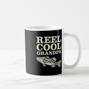 Reel Cool Grandpa Fishing Fathers Day Coffee Mug