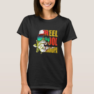 Reel Cool Grandpa Fishing  Vintage Father's Day T-Shirt