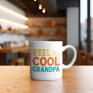 "Reel Cool Grandpa T-Shirt – Coffee Mug