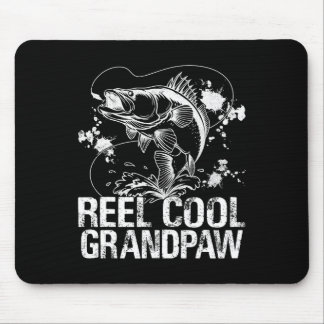 Reel Cool Grandpaw Fishing Happy Father's Day Fish Mouse Pad