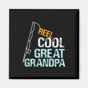Reel Cool Great Grandpa Gift From Granddaughter Gr Magnet