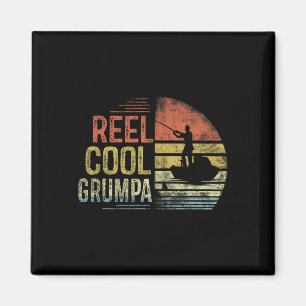 Reel Cool Grumpa Fishing Gifts Grumpa Birthday Vin Magnet