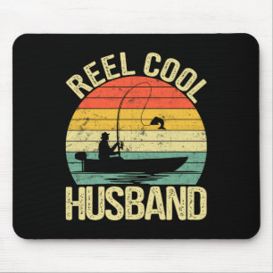 Reel Cool Husband Fishing Gifts For Father's Day F Mouse Pad