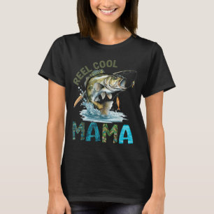 Reel Cool Mama Mothers Day Fishing Lovers T-Shirt