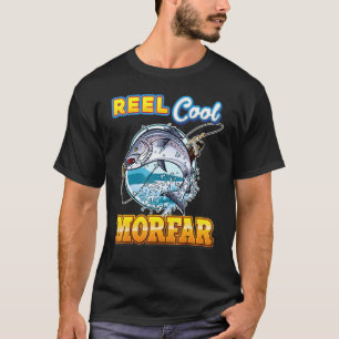 Reel Cool Morfar Fishing Dad Father Day Papa Dadd T-Shirt