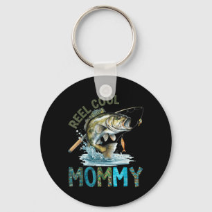 Reel Cool Mummy Mothers Day Fishing Lovers Key Ring