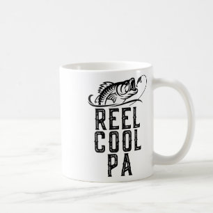 Reel Cool Pa Fishing Fisherman Funny Retro Coffee Mug