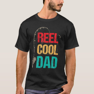Reel Cool Papa Fishing Dad Father's Day Fisherman T-Shirt