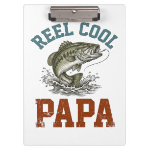 Reel Cool Papa Fishing Father's Day Clipboard