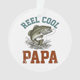 Reel Cool Papa Fishing Father's Day Ornament