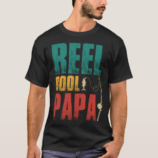 Reel Cool PAPA Fishing Vintage T-Shirt