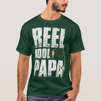 Reel Cool Papa Funny Fishing T-Shirt
