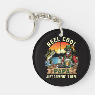 Reel Cool Papa Just Creepin’ It Reel Key Ring