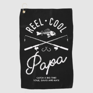 Reel Cool Papa Personalised Fishing Towel