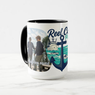 Reel Cool Papa -Ship & Deep Sea Fishing Design Mug