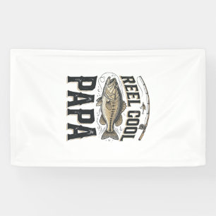 Reel Cool Papa Vintage Fishing Vector Design_1 Banner