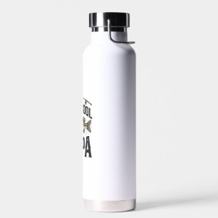 Reel Cool Papa Vintage Fishing Vector Design_1 Water Bottle
