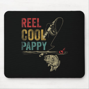 Reel Cool Pappy Fish Fishing Shirt Father's Day Mouse Pad