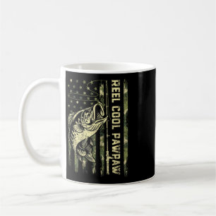 Reel Cool Pawpaw Fisherman Camouflage Father's Day Coffee Mug