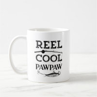 Reel Cool Pawpaw Funny Fishing Pun Grandpa Mens