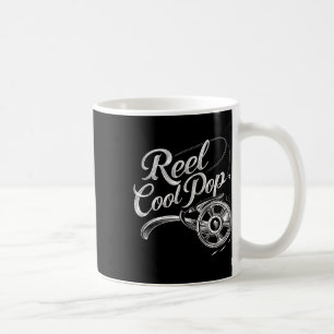 Reel Cool Pop Fishing Grandpa Gifts Funny Graphic  Coffee Mug