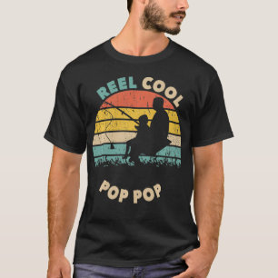 Reel Cool Pop Pop Retro Vintage Fishing Pop Pop An T-Shirt