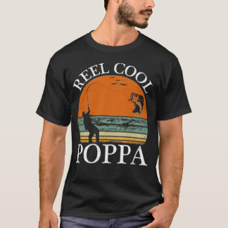 Reel Cool Poppa Father's Day Gift T-Shirt