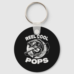 Reel Cool Pops Fishing Pops Father's Day Fisherman Key Ring