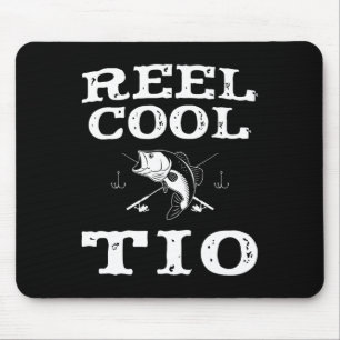 Reel Cool Tio Fishing Fisherman Funny Grandpa Mouse Pad