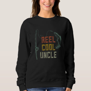Reel Cool Uncle Fishing Father Day Fishermen Sweatshirt
