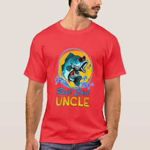 Reel Cool Uncle Fishing Sunglasses Funny Fathers D T-Shirt