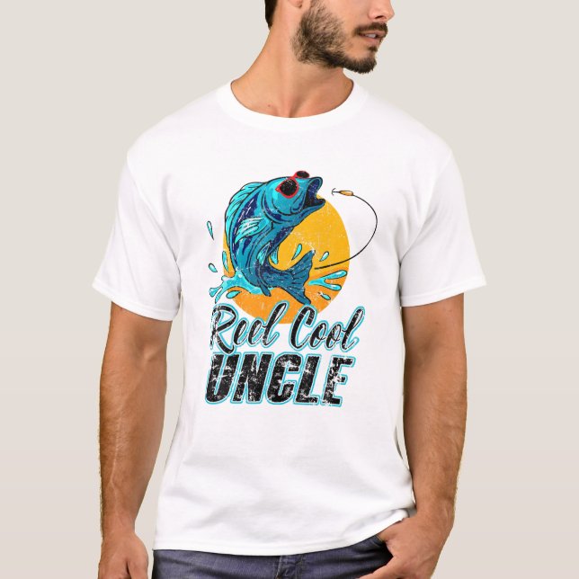 Reel Cool Uncle Fishing T-Shirt (Front)