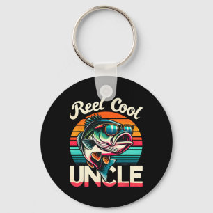 Reel Cool Uncle Funny Uncle B Fishing Father’s Day Key Ring