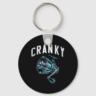 Reel Cranky Funny Fisherman Funny Fishing Cranky F Key Ring