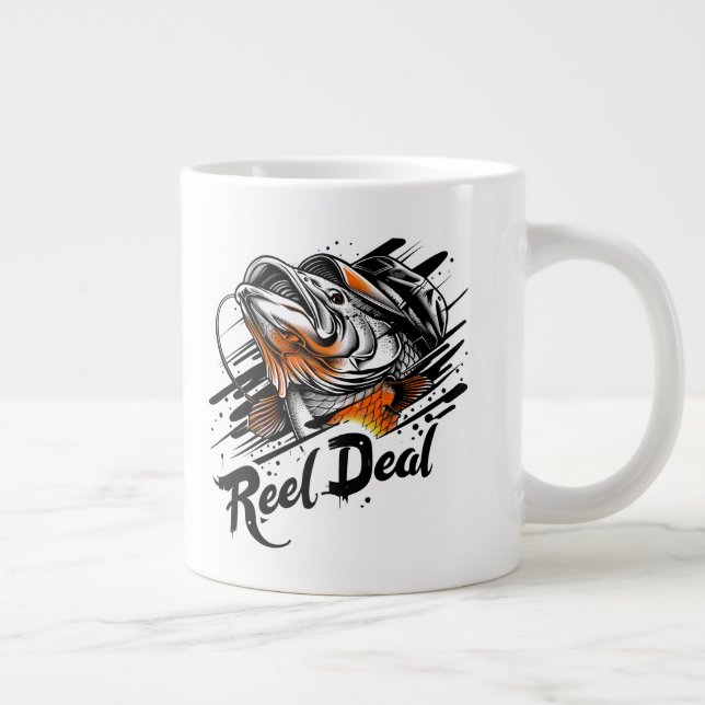 Reel Deal- Jumbo Mug (Right)