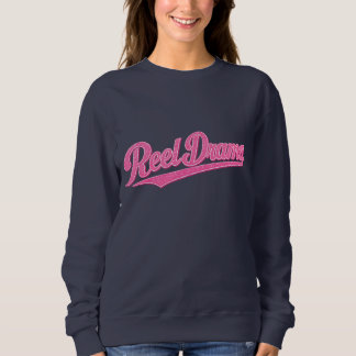 Reel Drama Doll Pink Chicks Who Fish Funny Fishing Sweatshirt