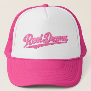 Reel Drama Doll Pink Chicks Who Fish Funny Fishing Trucker Hat