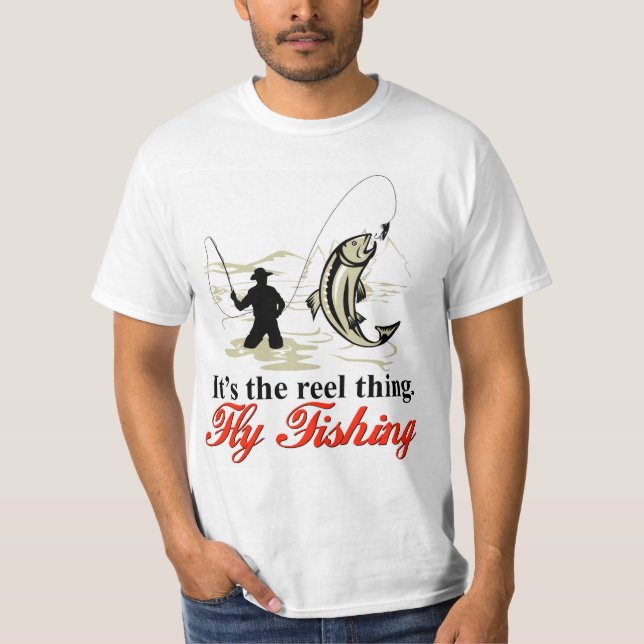 Reel Fly Fishing T-Shirt (Front)