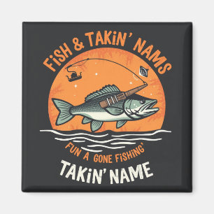 Reel Fun Fishing Adventure Magnet