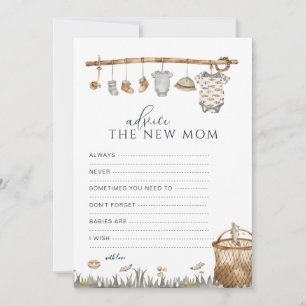 Reel Fun Fishing Advice for the Mum-to-Be Card